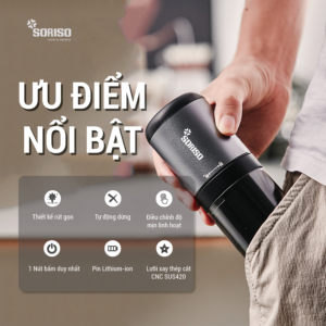 Máy Xay Cà Phê Cầm Tay Tự Động SORISO SGS3 8 may xay ca phe cam tay tu dong soriso sgs3 soriso.vn .6