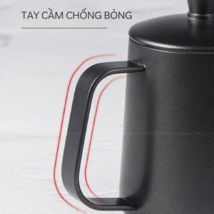 Ấm Rót Cổ Ngỗng Pha Cà Phê Inox 304 Loại Dày Có Nắp 3 binh rot co ngong inox 304 taynguyensoul.vn .1