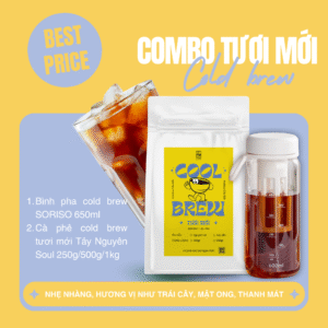 COMBO Cà Phê Cold Brew Best Seller 4 combo ca phe cold brew u lanh taynguyensoul