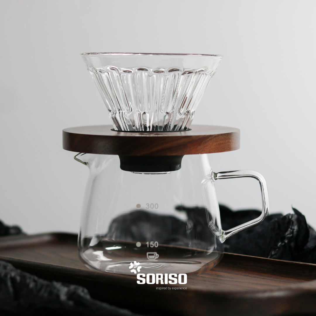 Phễu Pour Over SORISO Woody Thủy Tinh Borosilicate Cao Cấp 13 pheu pour over soriso woody 3 taynguyensoul.vn