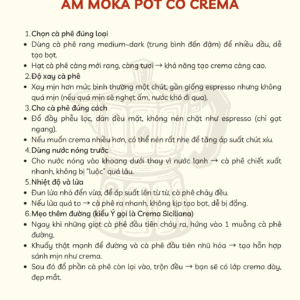 Ấm Pha Cà Phê Espresso Moka Pot Pakchoice 6 cach pha ca phe
