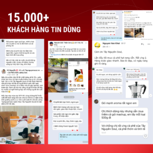 Cà Phê Nguyên Chất Đậm Mạnh High Caffeine Harmony 6 SAN PHAM TAYNGUYENSOUL 1080 x 1080 px