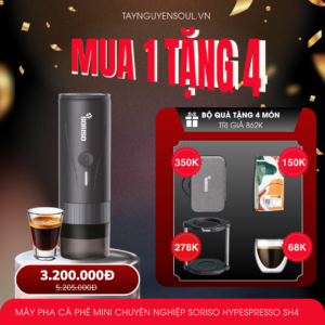 Máy Pha Cà Phê Cầm Tay Tự Động SORISO Hypespresso SH4
