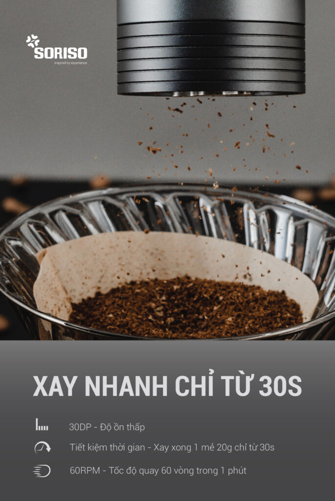 Coi xay ca phe cam tay 2in1 soriso sg1 master 3 taynguyensoul.vn