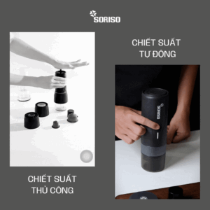 Máy Pha Cà Phê Cầm Tay Tự Động SORISO Hypespresso SH4 8 so sanh soriso hypespresso sh4