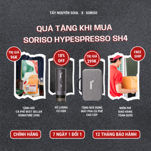 Máy Pha Cà Phê Cầm Tay Tự Động SORISO Hypespresso SH4 4 soriso hypespresso sh4 3