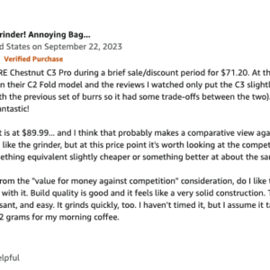 Cối Xay Cà Phê Cầm Tay Timemore C3 ESP 9 timemore c3 esp 10 review