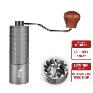 Cối Xay Cà Phê Cầm Tay Lưỡi Thép Soriso SM6 - Lưỡi 6 Cánh - Màu bạc
