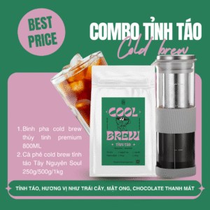 COMBO Cà Phê Cold Brew Ủ Lạnh Premium 4 6