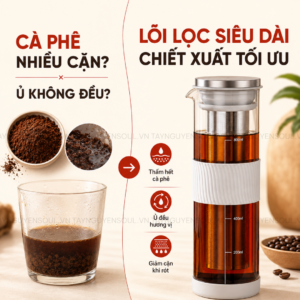 COMBO Cà Phê Cold Brew Ủ Lạnh Premium 18 BINH U COLD BREW 1L THUY TINH TAYNGUYENSOUL.VN 4