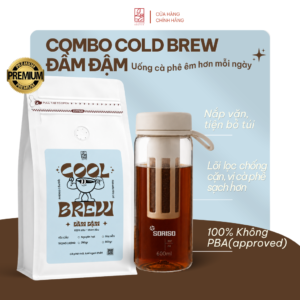 COMBO Cà Phê Cold Brew Best Seller (Gồm bình cold brew 600ml)